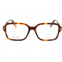 Marc Jacobs Men's Eyeglasses - Havana Plastic Rectangular Full Rim | MARC 607 086 ,