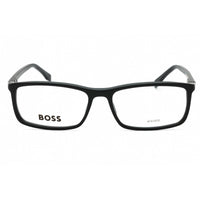 Hugo Boss Men's Eyeglasses - Grey Plastic Rectangular Full Rim | BOSS 0680/IT 0KB7 00 ,