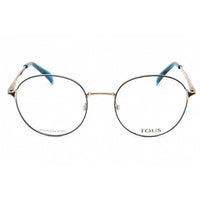 Tous Women's Eyeglasses - Shiny Red Gold Metal Round Full Rim Frame | VTO448 0E59 ,