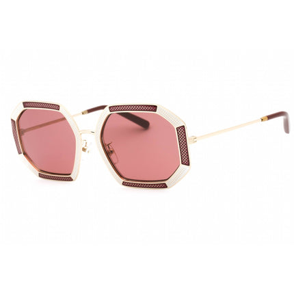 Tory Burch Women's Sunglasses - Bordeaux/Patterned Pale Gold Frame | 0TY6102 335469 ,