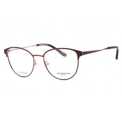 Liz Claiborne Women's Eyeglasses - Plum Metal Cat Eye Full Rim Frame | L 462 00T7 00 ,