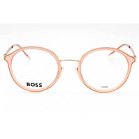 Hugo Boss Women's Eyeglasses - Gold Nude Round Full Rim Frame | BOSS 1210 0BKU 00 ,