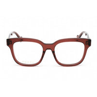 Gucci Women's Eyeglasses - Burgundy Plastic Square Frame Clear Lens | GG0958O 006 ,