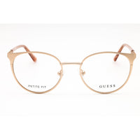 Guess Women's Eyeglasses - Pale Gold Metal Cat Eye Shape Full Rim Frame | GU2913 032 ,