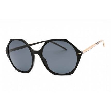 Hugo Boss Women's Sunglasses - Black Crystal Geometric Frame | BOSS 1585/S 07C5 IR ,