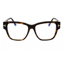 Tom Ford Women's Eyeglasses - Dark Havana Acetate Cat Eye Frame | FT5745-B 052 ,