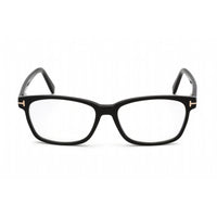 Tom Ford Women's Eyeglasses - Shiny Black Plastic Rectangular Frame | FT5713-B 001 ,