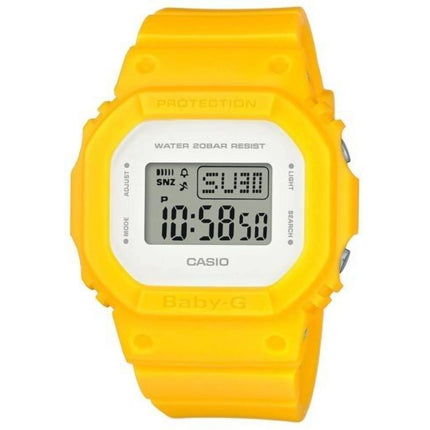 Casio Women's Watch - Baby-G World Time Digital Dial Yellow Resin Strap | BGD560CU-9 ,