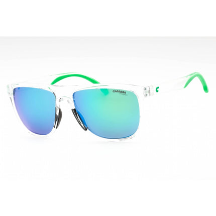 Carrera Men's Sunglasses - Crystal Green Plastic Square Frame | CARRERA 8059/S 00OX Z9 ,