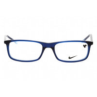 Nike Unisex Eyeglasses - Midnight Navy Rectangular Full Rim Frame | NIKE 7252 403 ,