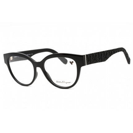 Salvatore Ferragamo Women's Eyeglasses - Black Cat Eye Full Rim Frame | SF2957E 001 ,