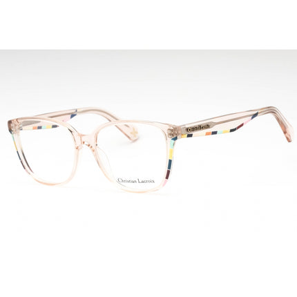 Christian Lacroix Women's Eyeglasses - Peach Plastic Cat Eye Full Rim | CL1114 405 ,