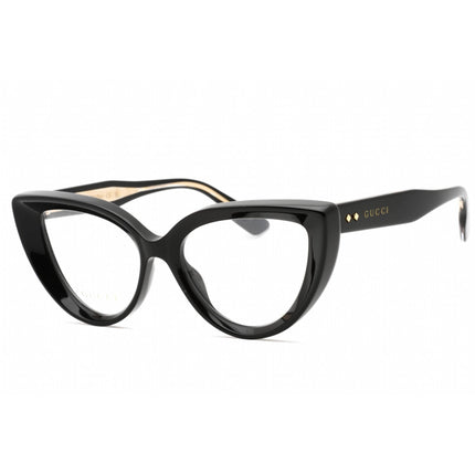 Gucci Women's Eyeglasses - Black Cat Eye Full Rim Plastic Frame | GG1530O 001 ,
