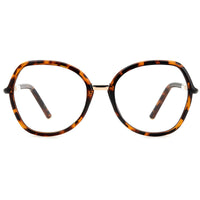 Carolina Herrera Women's Eyeglasses - Havana Butterfly Frame Demo Lens | HER 0080 0086 ,