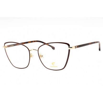 Carrera Women's Eyeglasses - Matte Burgundy Gold Metal Frame | CARRERA 3039 0E28 00 ,