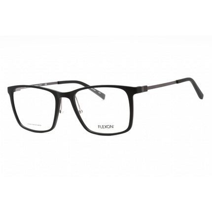 Flexon Men's Eyeglasses - Matte Black Rectangular Plastic Frame | FLEXON EP8011 002 ,
