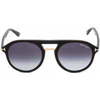 Tom Ford Men's Sunglasses - Shiny Black 54mm Frame Gradient Blue Lens | FT0675 01W ,