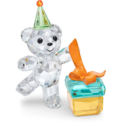 Swarovski Figurine - Kris Bear Best Wishes Crystals with Lacquered Metal | 5557538 ,