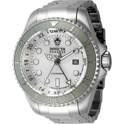 Invicta Men's Watch - Reserve Hydromax Quartz Silver Tone Dial Steel Bracelet | 45473 ,