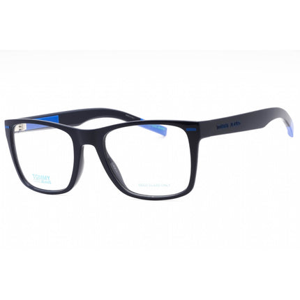 Tommy Hilfiger Men's Eyeglasses - Blue Azure Plastic Square Full Rim | TJ 0045 ZX9 ,