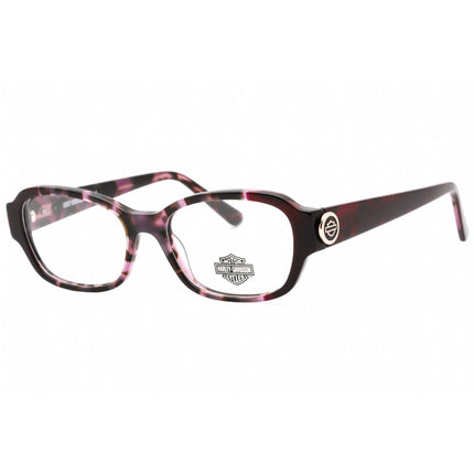 Harley Davidson Women's Eyeglasses - Violet/Other Oval Full Rim Frame | HD0567 083 ,