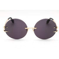 Roberto Cavalli Women's Sunglasses - Rose Gold Metal Round Full Rim | SRC006 0300 ,