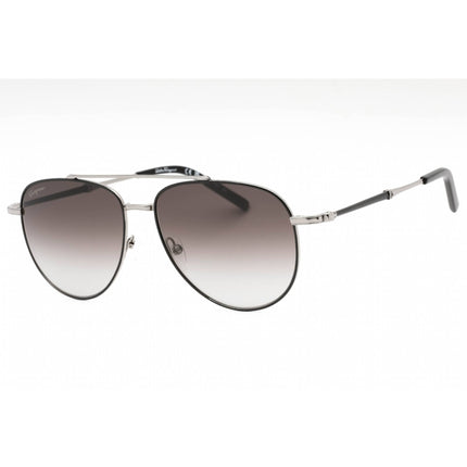 Salvatore Ferragamo Men's Sunglasses - Black/Light Ruthenium Metal Frame | SF226S 086 ,