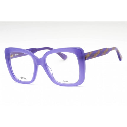 Moschino Women's Eyeglasses - Violet Acetate Butterfly Full Rim Frame | MOS614 B3V ,