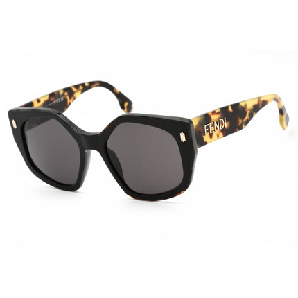 Fendi Women's Sunglasses - Black Cat Eye Shape Frame Grey Gradient Lens | FE40017I 01A ,