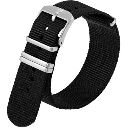 Luminox Men's Watch Strap - Black Webbing Nylon with Buckle Clasp | FNX.2201.20Q.K ,