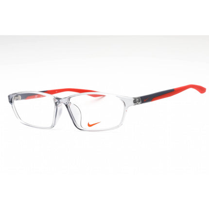 Nike Men's Eyeglasses - Light Grey Injected Propionate Rectangular | NIKE 7130AF 035 ,