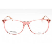 Moschino Love Women's Eyeglasses - Pink Nude Oval Full Rim Frame | MOL589 0C9N 00 ,