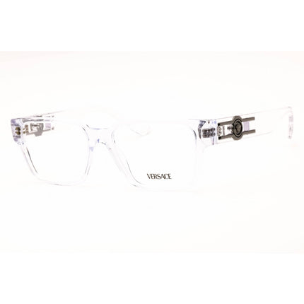 Versace Unisex Eyeglasses - Crystal Plastic Square Full Rim Frame | 0VE3346 148 ,