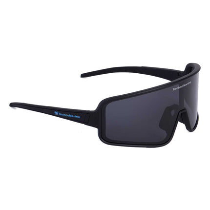 Technomarine Unisex Sunglasses - Smoke Triacetate Lens Black TR90 Frame | TMEW008-02 ,