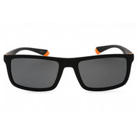 Polaroid Core Men's Sunglasses - Black Orange Frame Grey Lens | PLD 2134/S 08LZ M9 ,