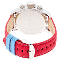 Invicta 12070 Men's I-Force Lefty Black Dial Red Fabric & Leather Strap Chronograph Watch ,