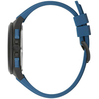 Bulova Men's Chronograph Watch - Maquina Dark Grey and Black Dial Blue Strap | 98B380 ,