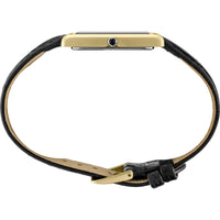 Seiko Men's Watch - Essentials Yellow Gold Case Black Leather Strap | SWR052P1 ,