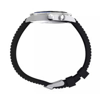 Timex Men's Watch - Waterbury Quartz Black Dial Synthetic Rubber Strap | TW2W22600VQ ,