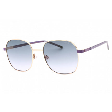 Hugo Women's Sunglasses - Gold Violet Metal Square Shape Frame | HG 1276/S 0S9E H1 ,