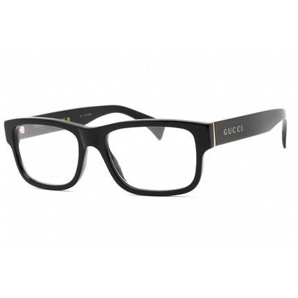Gucci Men's Eyeglasses - Black Plastic Rectangular Shape Full Rim Frame | GG1141O 001 ,