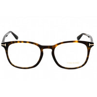 Tom Ford Men's Eyeglasses - Dark Havana Acetate Square Full Rim Frame | FT5505 52 ,