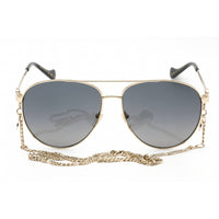 Gucci Women's Sunglasses - Gold Metal Aviator Full Rim Frame Grey Lens | GG1088S 001 ,