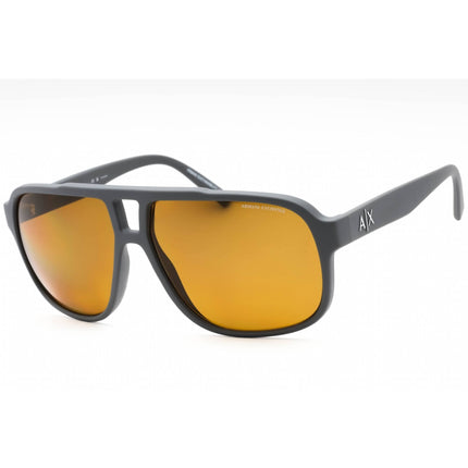 Armani Exchange Men's Sunglasses - Matte Grey Navigator Full Rim | 0AX4104S 824983 ,