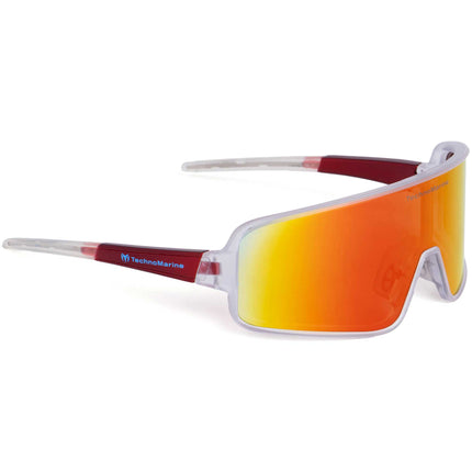 Technomarine Unisex Sunglasses - Polarized Red Lens Transparent Frame | TMEW008-07 ,