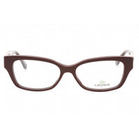 Lacoste Women's Eyeglasses - Dark Red Injected Propionate Cat Eye Frame | L2907 603 ,