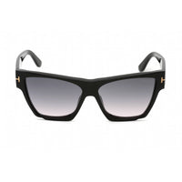 Tom Ford Women's Sunglasses - Shiny Black Plastic Cat Eye Shape Frame | FT0942 01B ,