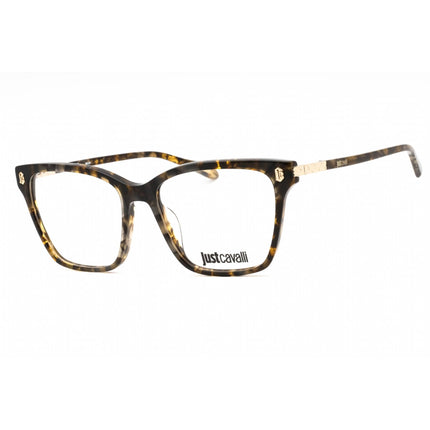 Just Cavalli Women's Eyeglasses - Shiny Green Havana Acetate Cat Eye | VJC012 092I ,