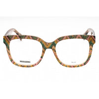 Missoni Women's Eyeglasses - Pattern Pink Green Plastic Square | MIS 0127 0038 00 ,
