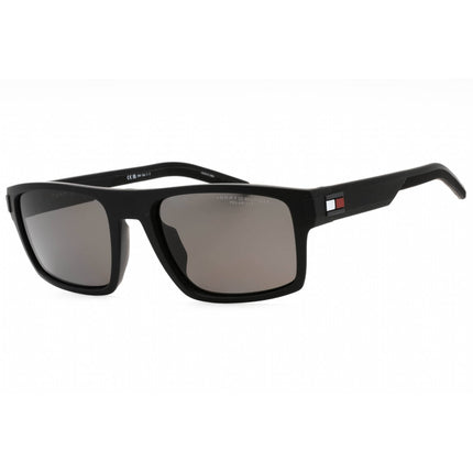 Tommy Hilfiger Men's Sunglasses - Matte Black Rectangular Frame | TH 1977/S 0003 M9 ,
